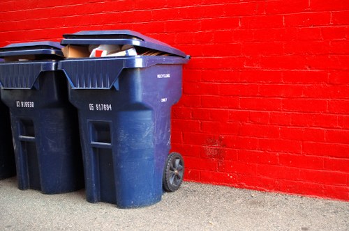 Different sizes of enclosed skips available for hire in Sidcup