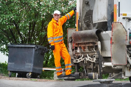 Customer service for rubbish removal