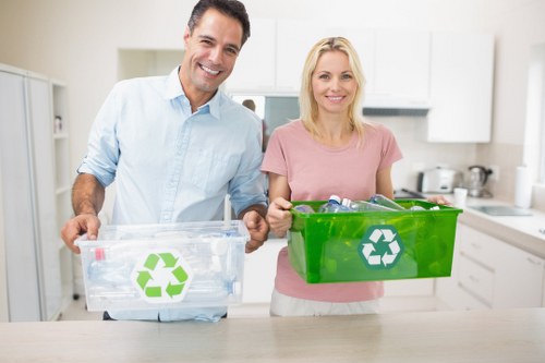 Different types of demolition waste materials